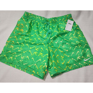 nike swim shorts green yellow size XXL